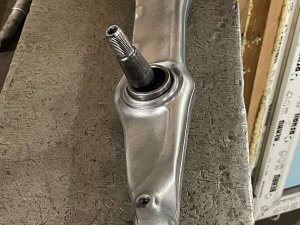 Рычаг Mercedes-Benz W222 S500 после очистки