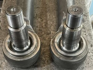 наконечники Claas Axion 950 почти восстановлены