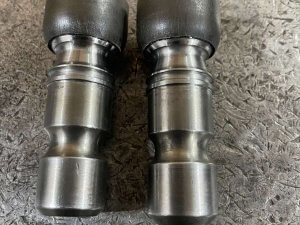 Пальцы рычагов Линкольн МКИкс после заливки